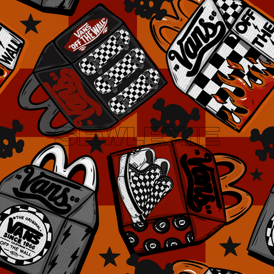 Orange Checker V A N S Lunchboxes